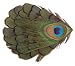 Funky ZAD Large Fashionable Peacock Feather Hair Clip