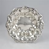 Bowl by Wallace, Sterling Art Nouveau Iris Design, Monogram D