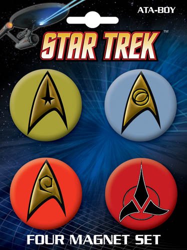 Star Trek Insignia Magnet Set