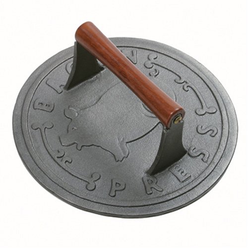 Norpro Cast Iron Round Bacon Press