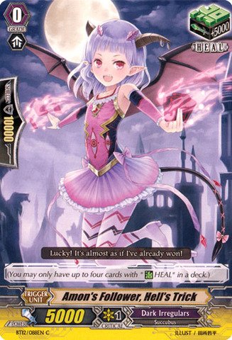 Cardfight!! Vanguard TCG - Amon's Follower, Hell's Trick (BT12/088EN) - Binding Force of the Black Rings