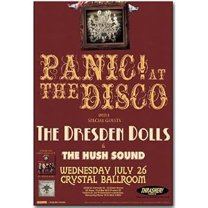 Panic! At the Disco Poster - 1st Concert Flyer - Fever You Can't Sweat Out Tour
