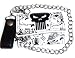 Punisher: Skull Print Wallet with Chain