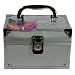 Cosmetic Make up Groovy Vanity Case Silver Brand New