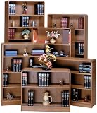 36H Heavy Duty Radius Veneer Bookcase