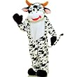 Cow Plush Economy Mascot Adult Costume - One-Size - Mascot Costumes