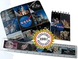 Magic Motion NASA Space Desk Gift Set - Mousepad , Notepad & Ruler