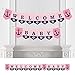 Big Dot of Happiness Ahoy - Nautical Girl - Baby Shower Bunting Banner - Anchor Party Decorations - Welcome Baby