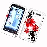 Lily Red Hard Protector Case Cover For HTC Merge ADR6325