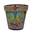 Talavera Planter Pot, 8" Tall - Assorted Colors