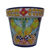 Outdoor Living : Talavera Planter Pot, Large - Assorted Colors