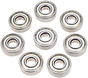 LOVE RIOO New Skateboard Bearings 8Pcs/Set 608ZZ ABEC-7 Dustproof Skateboard Bearings Install Component Skateboard Parts