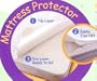 SOS 4-in-1 Crib Mattress Protector, Zip Off Quick Change