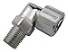 Koolance FIT-L10X13N14 Rotary Elbow Compression Fitting for 10mm x 13mm (3/8in x 1/2in), 1/4 NPT