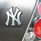 New York Yankees Premium Chrome Metal Auto Emblem