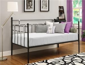 Dorel Home Products Daybed Black Metal