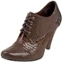 Not Rated Women's Larger Than Life Bootie,Chocolate,8 M US