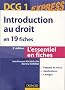Introduction au droit en 19 fiches : DCG 1