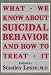 What We Know About Suicidal Behavior and How to Treat It