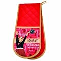 'Hooray! One More Job To Do & It's Gin & Tonic Time!' - Retro Cotton Overn Glove