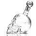 Hand in Hand® Glass Skull Face Decanter Bottles Bottling (350ML)