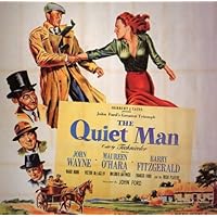 The Quiet Man Poster Movie 11x14 John Wayne Maureen O'Hara Barry Fitzgerald Victor McLaglen