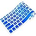 iBenzer Macaron Series Silicone Keyboard Cover for MacBook Pro 13’’ or 15’’ with Touch Bar (2018 2017 2016 Model: A1706 A1707 A1989 A1990),Royal Blue