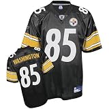 Reebok Pittsburgh Steelers Nate Washington Replica Team Color Jersey