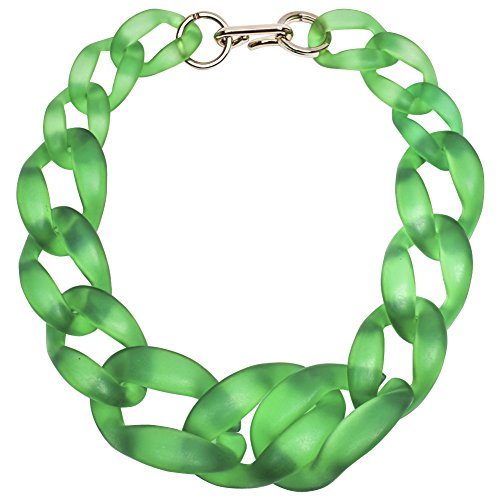 LackingOne Simple Charming Womens Acrylic Collar Chunky Statement Necklace