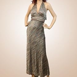Sexy Uniques Missoni Halter Dress Full Length