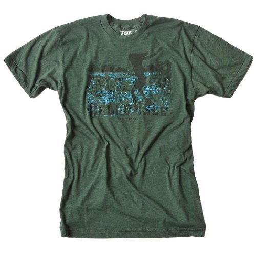 There There Men's Detroit Belle Island T-Shirt Forest Green X-Large price