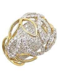 14k Yellow Gold 2.38ctw Diamond Cocktail Ring LR928Y Size 7.5