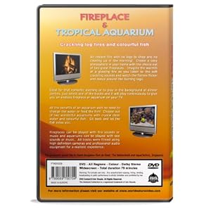 DVD Ambiance - Cheminée et Aquarium Tropical, 2 heures de vidéo d'atmosphère HD en bouc