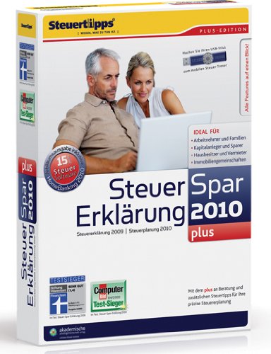 Steuer-Spar-Erklärung 2010 plus (für Steuerjahr 2009)