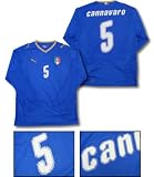 【#5　CANNAVARO(カンナバーロ)】PUMA 2008 イタリア代表 ホーム長袖ユニフォームimp