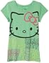 Hello Kitty Girls 7-16 Big Kitty Tee,Pucker Green,S - 7/8
