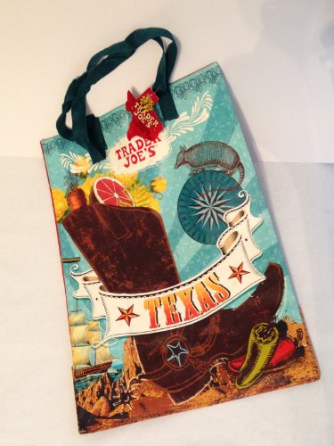 Trader Joe's Reusable Shopping Bag Texas Theme