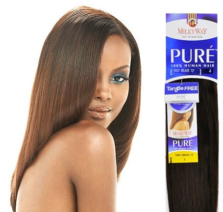 MilkyWay Human Hair Weave Pure Yaki [10