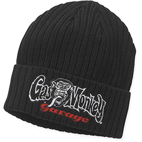 Mens Gas Monkey Knit Cuff Beanie