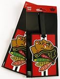 NHL Chicago Blackhawks Two Pack Soft Laser Bag Tag