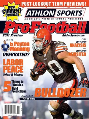 2011 Athlon Sports NFL Pro Football Magazine Preview- Cleveland Browns Cover