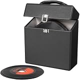 CROSLEY RADIO CR4006A-BK PLATTER PAK 45 RPM CARRYING CASE (BLACK)
