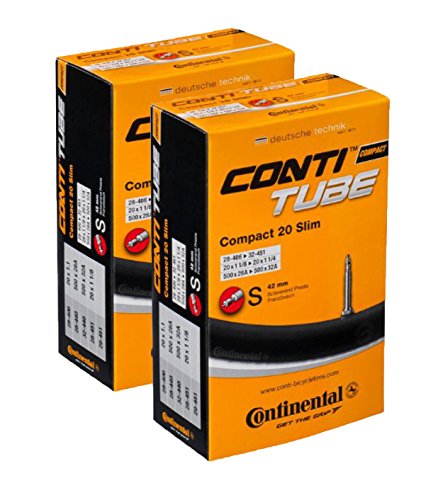 Continental 42mm Presta Valve Tube ( 2-Pack, 700 x 28-47cc)