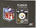 Pittsburgh Steelers 6X Super Bowl Fleece Throw