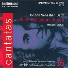 Bach, J.S.: Cantatas, Vol. 16 (Suzuki) - Bwv 119, 194