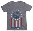 Shamu Flag Ladies Grey Tee