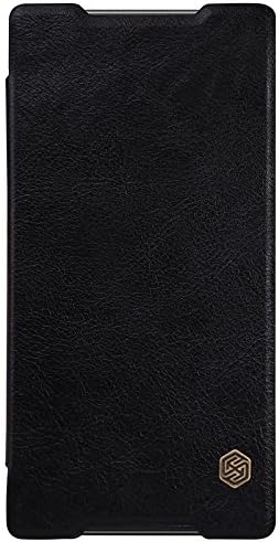 Sony Xperia Z5 Premium Case, Dretal@ High Quality Ultra-thin Flip / Folio Retro Pu Leather Case Cover for Sony Xperia Z5 Premium Smartphone (Leather-Black)