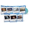 BluScenes 1080p Scenery 7 Blu-ray Disc Megabundle - Coral Reef Aquarium, Classic Fireplace, Journey Through Space, Majestic Waterfalls, Waves of Tranquility, Art and Underwater Cozumel