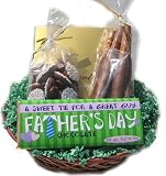 Father's Day Chocolate Gift Basket  Green Tie