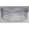 Dog Puppy Pet Rabbit Guinea Pig Play Pen Run Cage 8 panel 61cm x 61cm (24inches)